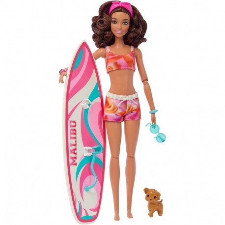 Barbie surfinukk ja aksessuaarid