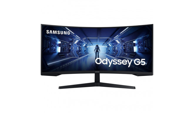 SAMSUNG Odyssey G5 C34G55TWWP, gaming monitor (86 cm (34 inches), black, UWQHD, AMD Free-Sync, curve