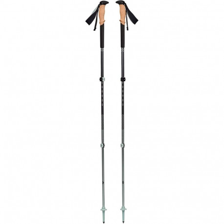Black Diamond trekking poles Pursuit M/L gn, fitness device (grey/green, 1 pair, 100-125 cm)