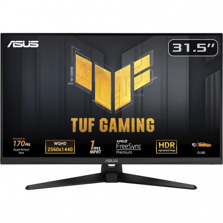 TUF Gaming VG32AQA1A (80 cm (32 Zoll), schwarz, QHD, VA, Adaptive-Sync, HDR, 170Hz Panel)