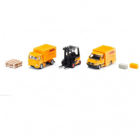 SIKU SUPER DHL logistics set, model vehicle