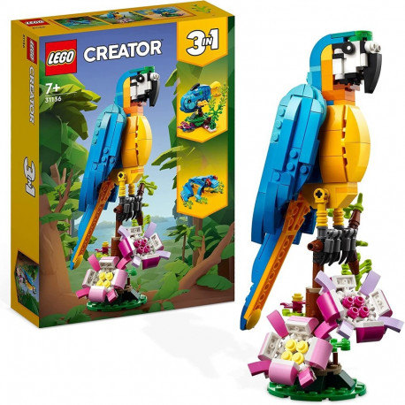 LEGO 31136 Creator 3in1 Exotic Parrot Construction Toy