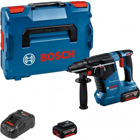 Bosch Cordless Hammer Drill GBH 18V-24 C Professional, 18V (blue/black, 2x Li-Ion battery 5.0Ah, Blu