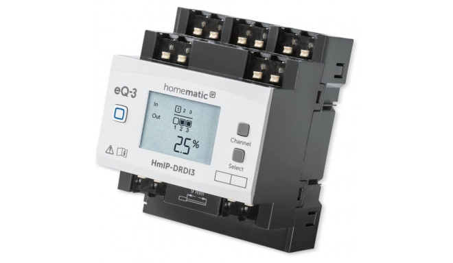 Homematic IP dimming actuator for DIN rail mounting - triple (HmIP-DRDI3), dimmer