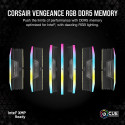 Corsair 32 GB DDR5-6400 Kit, memory (black, CMH32GX5M2B6400C36, Vengeance RGB)