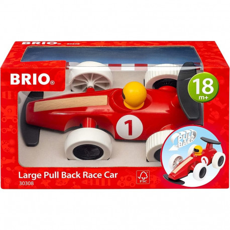 BRIO Pull Back Motorized Big Race Car Toy Vehicle