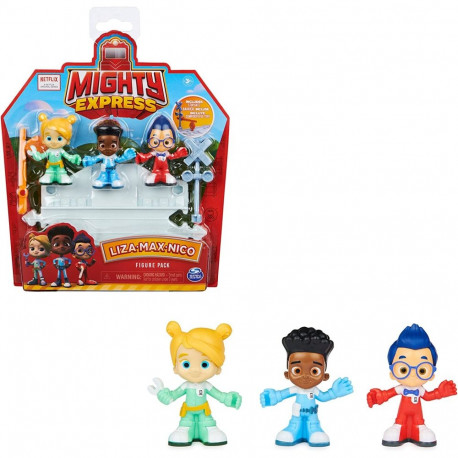 Spin Master Mighty Express Children's Figures Set of 3, play figure