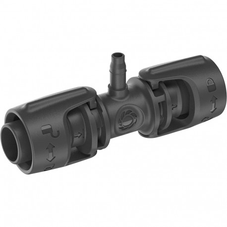 GARDENA Micro-Drip-System T-piece 13mm (1/2") > 4.6mm (3/16"), connection (dark grey, 5 pieces, mode