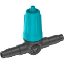 GARDENA Micro-Drip-System Adjustable Series Dripper 0-15 l/h (black/turquoise, 10 pieces, model 2023 GARDENA Micro-Drip-System Adjustable Series Dripper 0-15 l/h (black/turquoise, 10 pieces, model 2023