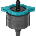 GARDENA Micro-Drip-System Adjustable End Drip Head 1-8 l/h, pressure-compensating (black/turquoise, 