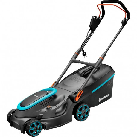 GARDENA PowerMax 37/1800 G2 Electric Lawn Mower (black/grey, 1,800 watts)