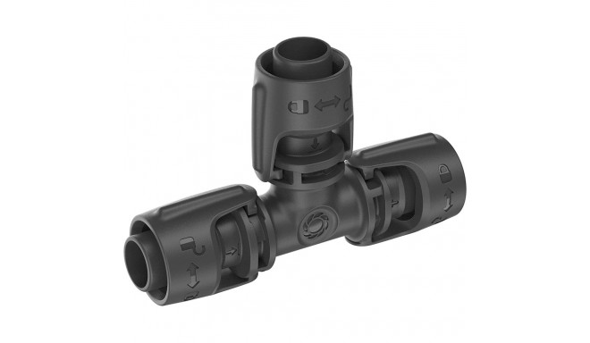 Gardena Micro-Drip-System T-piece 13mm (1/2), connection (dark grey, 2 pieces, model 2023)