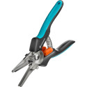 Gardena Secateurs GripCut (grey/turquoise, herb scissors with integrated gripper)