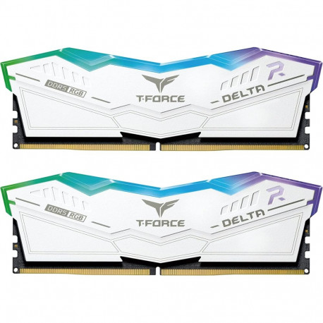Team Group RAM DDR5 32GB 7200 CL 34 Dual-Kit DIMM FF4D532G7200HC34ADC01 Delta RGB XMP whi