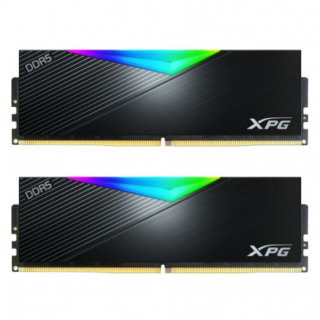 ADATA DDR5 32GB - 6400 - CL - 32 - Dual-Kit - AX5U6400C3216G-DCLARBK, Lancer RGB, XMP, black