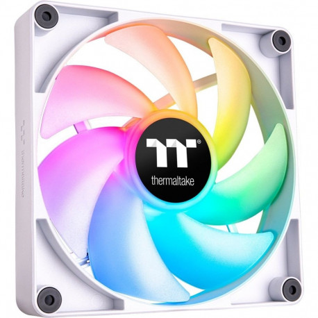 Thermaltake CT120 ARGB Sync PC Cooling Fan White, case fan (white, pack of 2, without controller)