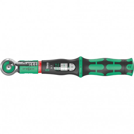 Safe-Torque momendivõti A 1 1/4" ruut 2-12Nm, must/roheline