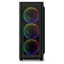 Sharkoon RGB WAVE, pc case (black, tempered glass side panel)