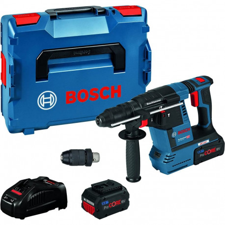 Akku-Bohrhammer GBH 18V-26 F Professional, 18Volt (blau/schwarz, 2x Akku ProCORE18V 5,5Ah, L-BOXX, S