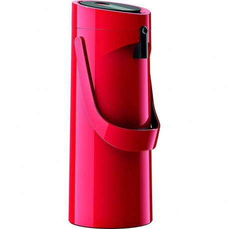 PONZA Pump-Isolierkanne 1,9 Liter (rot (glänzend), Comfort Press)