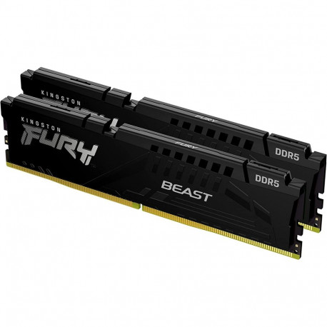 DIMM 32 GB DDR5-5600 (2x 16 GB) Dual-Kit (schwarz, KF556C36BBEK2-32, Fury Beast    , INTEL XMP, AMD 