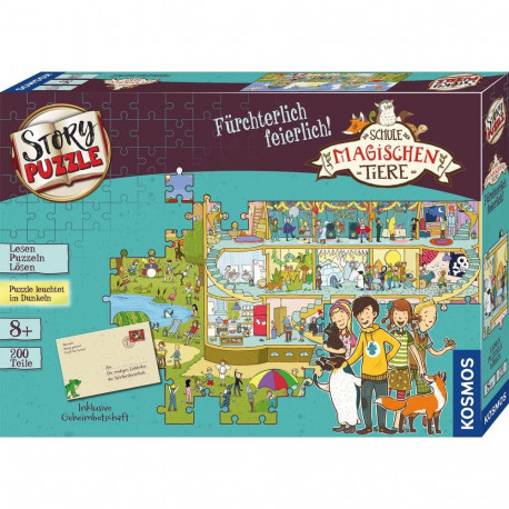 Story Puzzle pusle maagiliste loomade kool: kohutavalt pidulik!