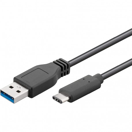 Kaabel USB 3.2 Gen 1 USB-A pistik > USB-C pistik 3m, must