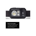Black Diamond Storm 450 headlamp, LED light (black)