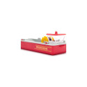 SIKU SUPER fire brigade work boat, toy vehicle (red/grey)