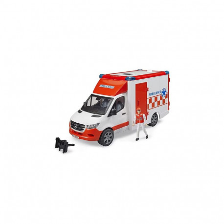 MB kiirabiauto Sprinter 02676 koos juhiga, punane/valge