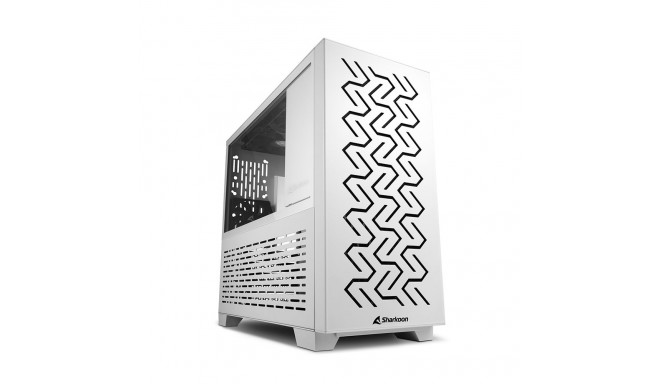Sharkoon MS-Z1000, gaming tower case (white, tempered glass side panel)