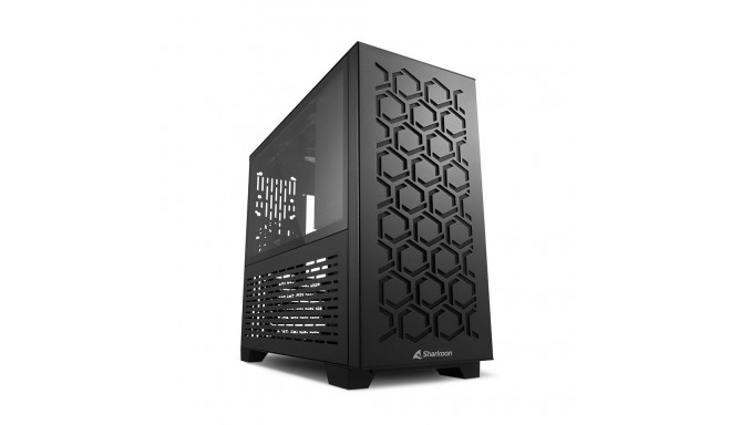 Sharkoon MS-Y1000, gaming tower case (black, tempered glass side panel)