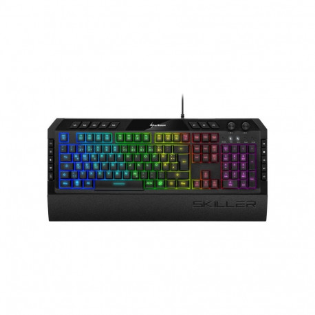 SKILLER SGK5 (schwarz, DE-Layout, Rubberdome)