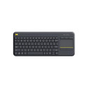 DE Layout - Logitech WL Touch Keyboard K400 Plus black U - 920-007127