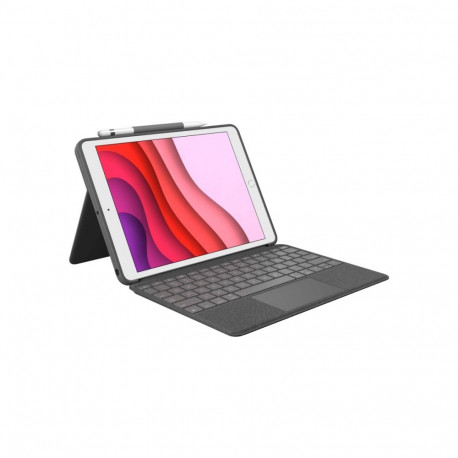 Combo Touch (grau, DE-Layout, Scherenmechanik, für iPad 9./8. /7. Generation)