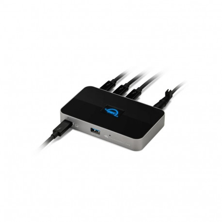 Thunderbolt jaotur Thunderbolt 4 USB-A, hall/must