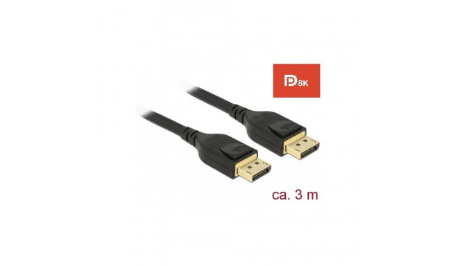 DisplayPort kaabel 8K 3Meter, must