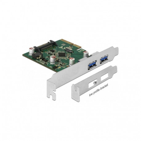DeLOCK PCIe x4> 2x ext USB 3.1 Gen2 A USB controller