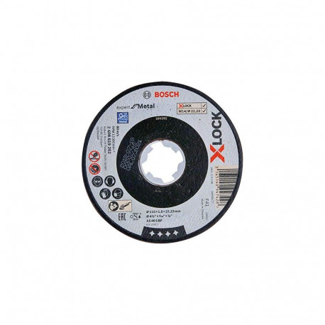 PRO lõikeketas X-LOCK AS 46 S BF Ø115mm ava 22,23mm metallile sirge