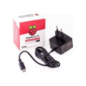 Okdo Official Black Raspberry Pi 5.1A / 3A PSU, Power Supply (Black)