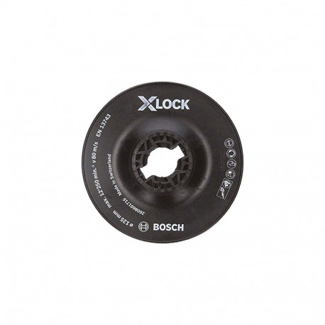 PRO Backing Pad, X-LOCK Stützteller hart, Ø 125mm (für X-LOCK Winkelschleifer)
