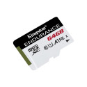 Kingston High Endurance 64 GB microSDXC, memory card (white / black, UHS-I (U1), Class 10)