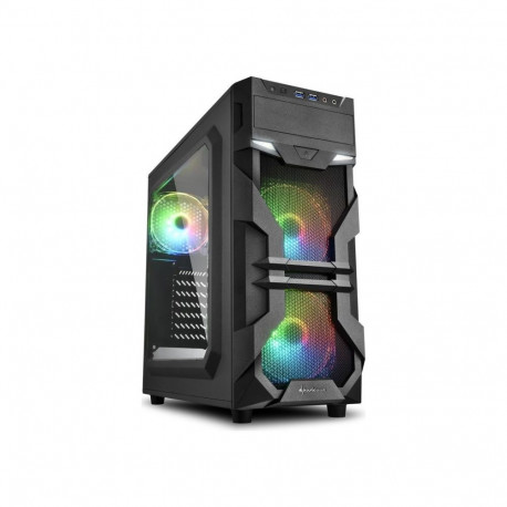 VG7-W RGB akrüülist külgpaneel, must