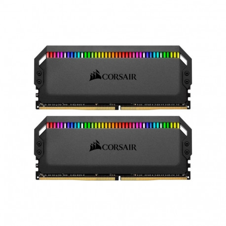 Corsair DDR4 16 GB 3200-CL16 - Dual-Kit - Dominator Platinum RGB Black