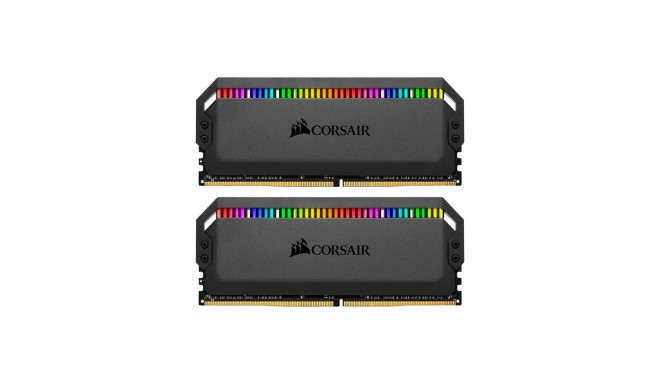 Corsair DDR4 16 GB 3200-CL16 - Dual-Kit - Dominator Platinum RGB Black