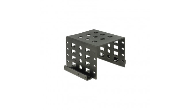 DeLOCK mounting frame 4x 2.5" to 3.5" black