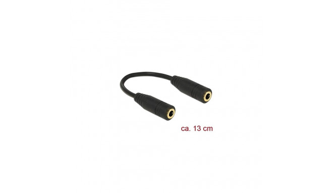 DeLOCK Jack 3,5mm 4Pin blue>Bu 13cm