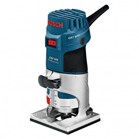 Kantenfräse GKF 600 Professional (blau, 600 Watt, Koffer)