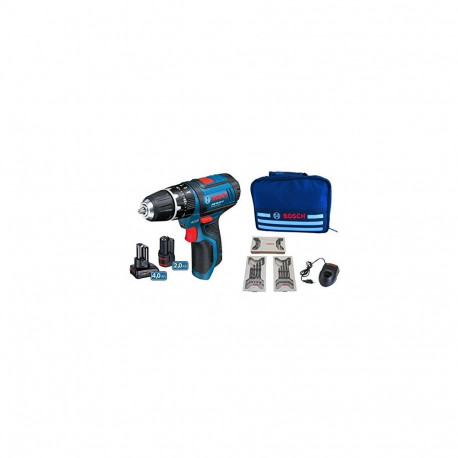 Bosch Cordless Screw Driller  GSR 10,8-2-LI Set blue