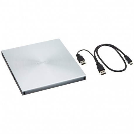 DVD-kirjutaja SDRW-08U5S-U väline USB 2.0 M-DISC, hõbedane